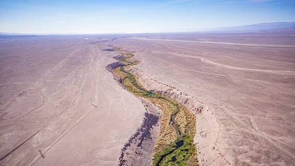 Loa River in the Atacama Desert