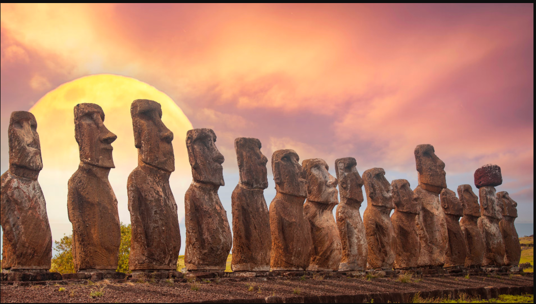 Easter Island Moai statues